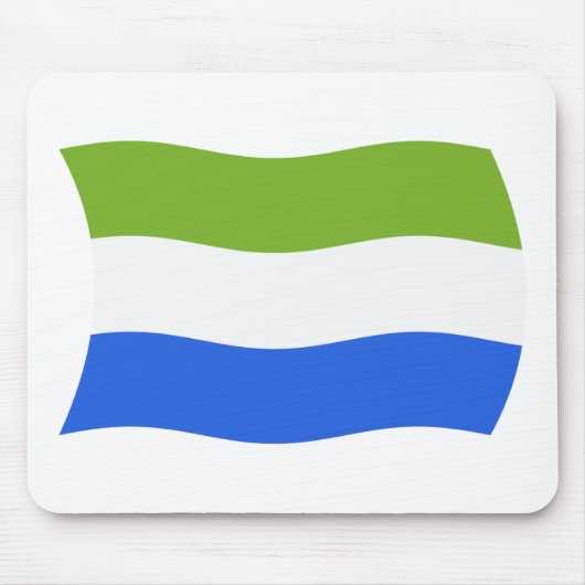 Sierra Leone Vlag Muismat (Voorkant)