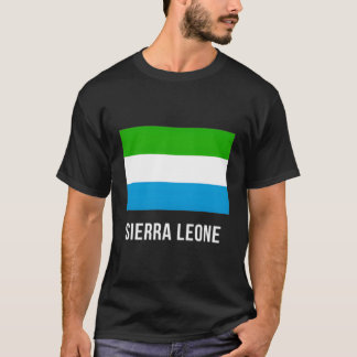 Sierra Leone Vlag Shirt Sierra Leoniaan