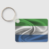 Sierra Leone-vlag sleutelhanger (Achterkant)