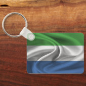 Sierra Leone-vlag sleutelhanger (Achterkant)