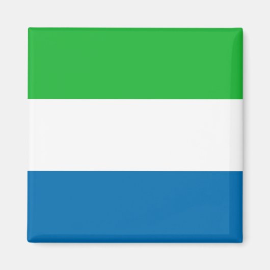 Sierra Leone Vlagmagneet Magneet (Voorkant)