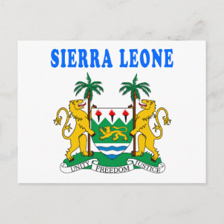 Sierra Leone - wapenschild Design Briefkaart