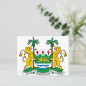 Sierra Leone wapenstilstand Briefkaart (Staand voorkant)