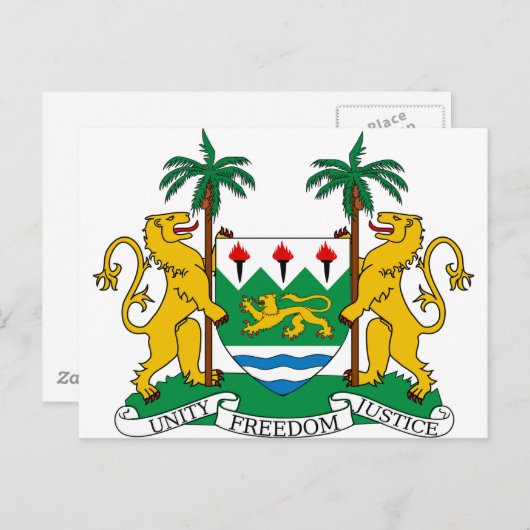 Sierra Leone wapenstilstand Briefkaart (Voorkant / Achterkant)