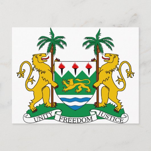 Sierra Leone wapenstilstand Briefkaart (Voorkant)