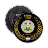 Sierra Leone wapenstilstand Button Flesopener (Voorkant)