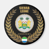 Sierra Leone wapenstilstand Magneet (Voorkant)