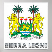 Sierra Leone wapenstilstand Poster (Voorkant)