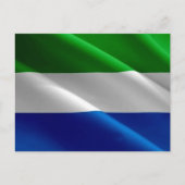 Sierra Leone - Waving Flag - Briefkaart (Voorkant)