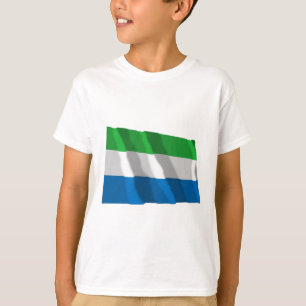 Sierra Leone Waving Flag T-shirt