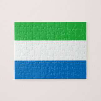 Sierra Leonean Flag Legpuzzel