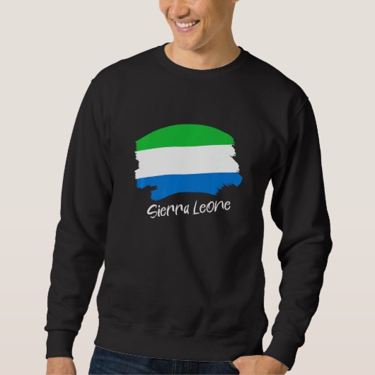 Sierra Leoonse Vlag Sierra Leone Trui (Voorkant)