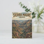 Sierra Madre Occidental Mexico Briefkaart (Staand voorkant)