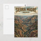 Sierra Madre Occidental Mexico Briefkaart (Voorkant / Achterkant)