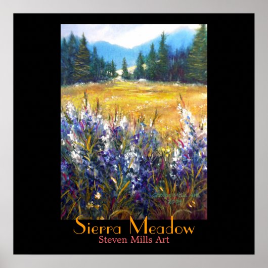 Sierra Meadow Poster (Voorkant)