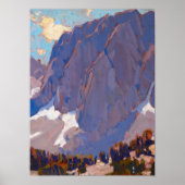 Sierra Monument van Edgar Payne Poster (Voorkant)