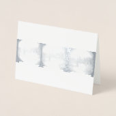 Sierra Mountain Snowstorm - Snowy Pines Kaart (Voorkant)