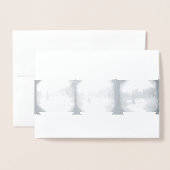 Sierra Mountain Snowstorm - Snowy Pines Kaart (Voorkant met envelop)