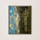 Sierra National Forest California Legpuzzel (Verticaal)