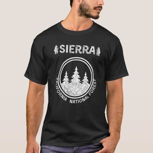Sierra National Forest California T-shirt (Voorkant)