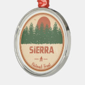 Sierra National Forest Metalen Ornament (Links)