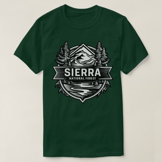 Sierra National Forest T-shirt (Design voorkant)