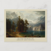 Sierra Nevada Albert Bierstadt landschap Fine Art Briefkaart (Voorkant)