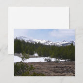 Sierra Nevada bergen en sneeuw op Yosemite (Voorkant / Achterkant)