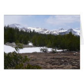Sierra Nevada bergen en sneeuw op Yosemite (Voorkant Horizontaal)