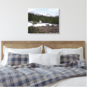 Sierra Nevada bergen en sneeuw op Yosemite Canvas Afdruk (Insitu (Slaapkamer))