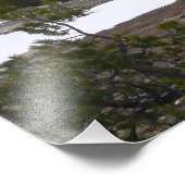 Sierra Nevada bergen en sneeuw op Yosemite Foto Afdruk (Hoek)