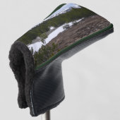 Sierra Nevada bergen en sneeuw op Yosemite Golfheadcover (3/4 voorkant)