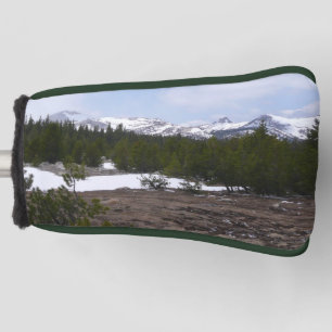 Sierra Nevada bergen en sneeuw op Yosemite Golfheadcover