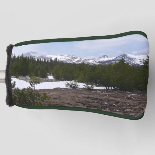 Sierra Nevada bergen en sneeuw op Yosemite Golfheadcover (Voorkant)