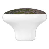 Sierra Nevada bergen en sneeuw op Yosemite Keramische Knop (Zijkant)