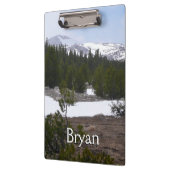 Sierra Nevada bergen en sneeuw op Yosemite Klembord (Links)