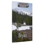 Sierra Nevada bergen en sneeuw op Yosemite Klembord (Rechts)