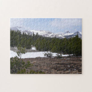 Sierra Nevada bergen en sneeuw op Yosemite Legpuzzel
