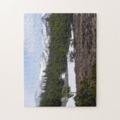 Sierra Nevada bergen en sneeuw op Yosemite Legpuzzel (Verticaal)