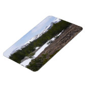 Sierra Nevada bergen en sneeuw op Yosemite Magneet (Linkerzijde)