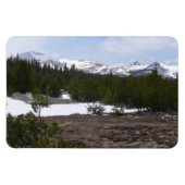 Sierra Nevada bergen en sneeuw op Yosemite Magneet (Horizontaal)