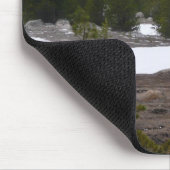 Sierra Nevada bergen en sneeuw op Yosemite Muismat (Hoek)