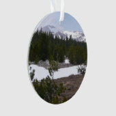 Sierra Nevada bergen en sneeuw op Yosemite Ornament (voorkant)