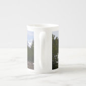 Sierra Nevada bergen en sneeuw op Yosemite Porselein Kop (Achterkant)