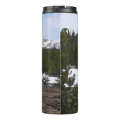 Sierra Nevada bergen en sneeuw Thermosbeker (Achterkant)