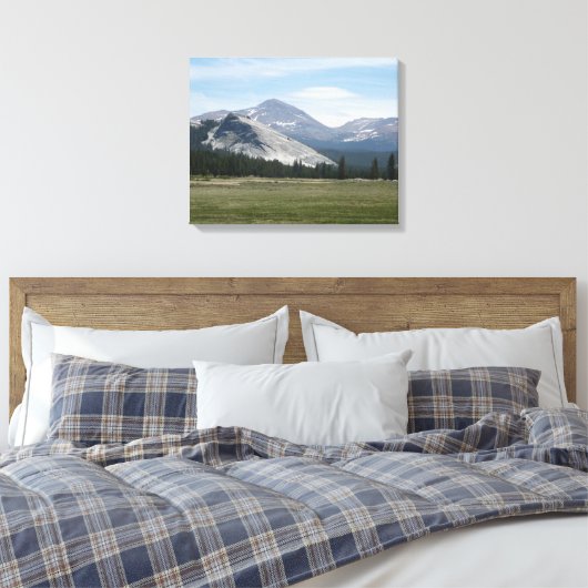 Sierra Nevada bergen III Nationaal Park Yosemite Canvas Afdruk (Insitu (Slaapkamer))