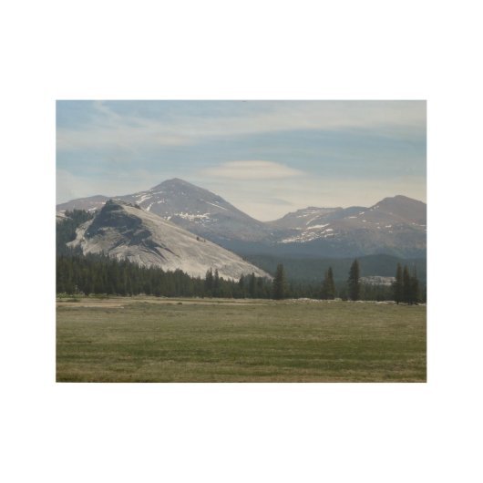 Sierra Nevada bergen III Nationaal Park Yosemite Houten Poster (Voorkant)