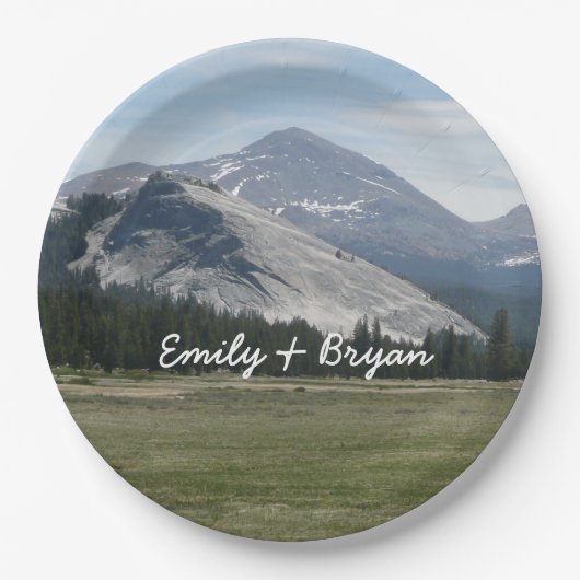 Sierra Nevada bergen III Nationaal Park Yosemite Papieren Bordje (Voorkant)