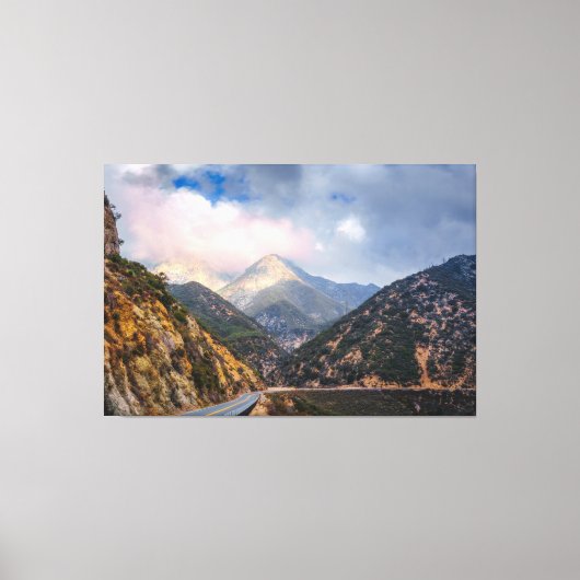Sierra Nevada Berglandschap Muur Kunstprint Canvas Afdruk (Voorkant)