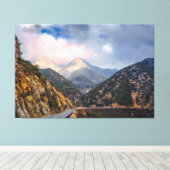 Sierra Nevada Berglandschap Muur Kunstprint Canvas Afdruk (Insitu (Houten vloer))